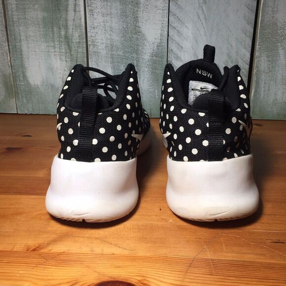 Nike Hyperfr3sh Premium Polka Dot Mens Shoes Size 8.5 Sneaker Black White 805898 - Picture 3 of 10